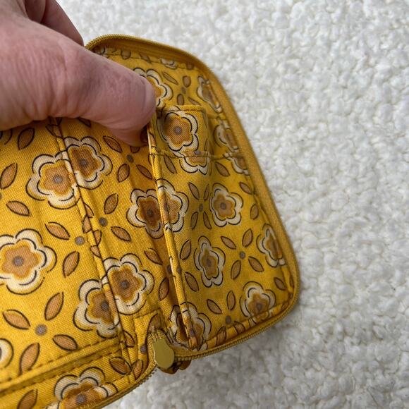 Sisters ID Wristlet Wallet Mustard Print - Picture 5 of 9